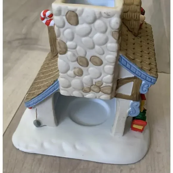 PartyLite Tealite  Candle Holder Santa's Workshop P0269 Christmas House - Picture 5 of 11